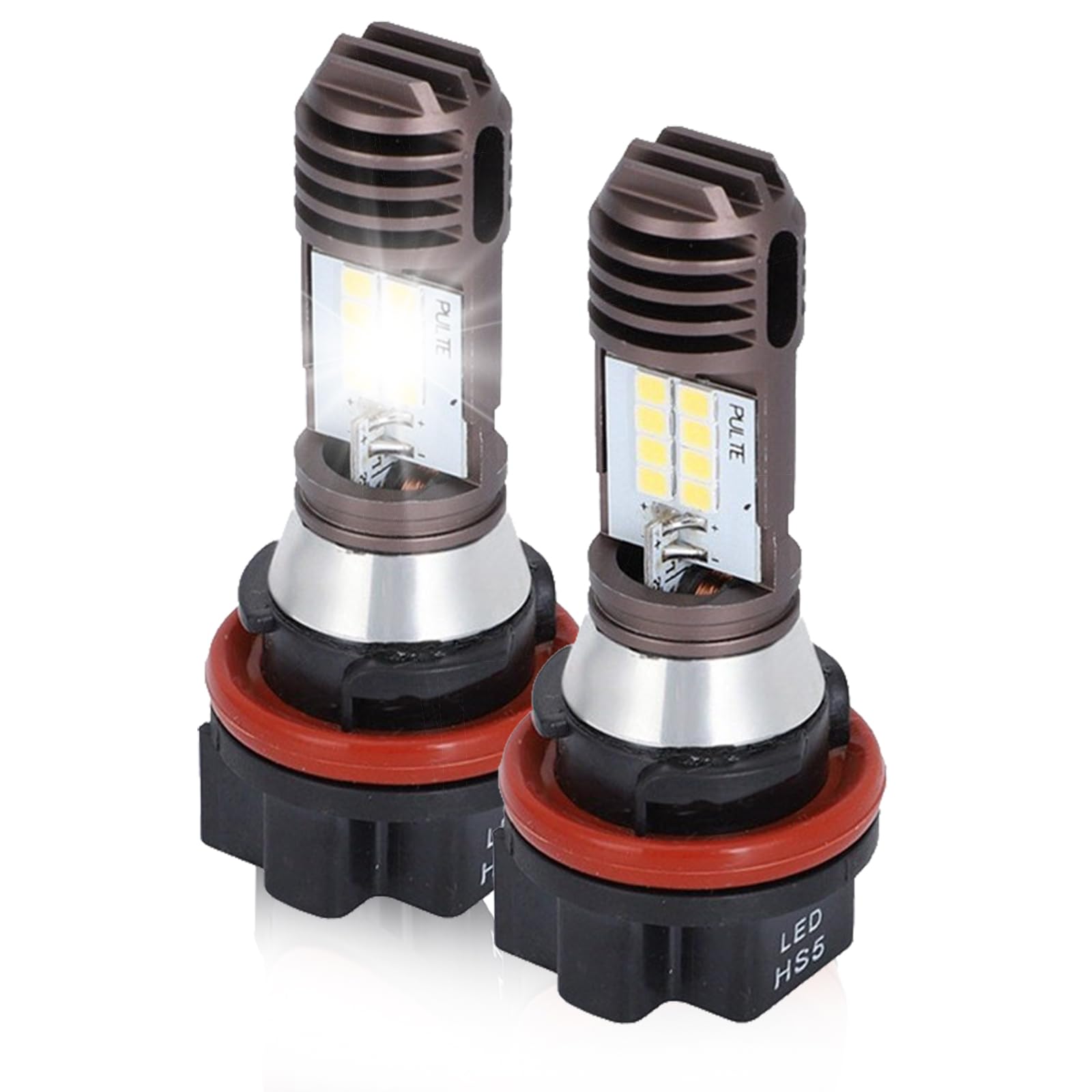 

Светодиодная лампа для фары Meliore HS5 для велосипеда, белая, PCX125 PCX150 JF28 KF12 JF19, 2 шт. белый