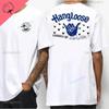 Hawaiian Style Mens Casual Tshirt Island Hanging Pine Shaka Surfboard Mens and Womens White Cotton Tee Retro Beach Surf Tops