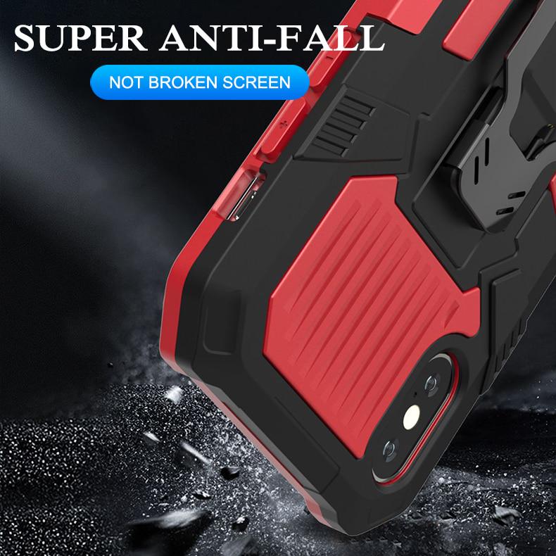 Coque de téléphone blindée antichoc 2 en 1 pour Xiaomi RedMi Amazing 9 8 8A 7A 6A Note 10 Pro 9 Pro Max 8 Pro 7 6 5 5A