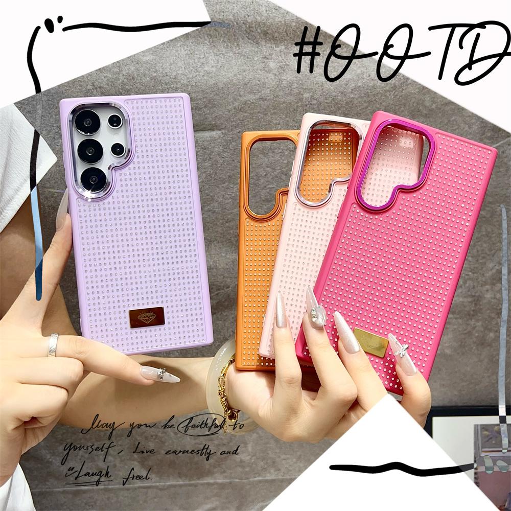 Luxury Girl Diamond Bling Glitter Phone Case for Samsung Galaxy S25 Ultra S24 S23 FE S22 S21 Plus A55 ZFLIP 6 High-grade Cover