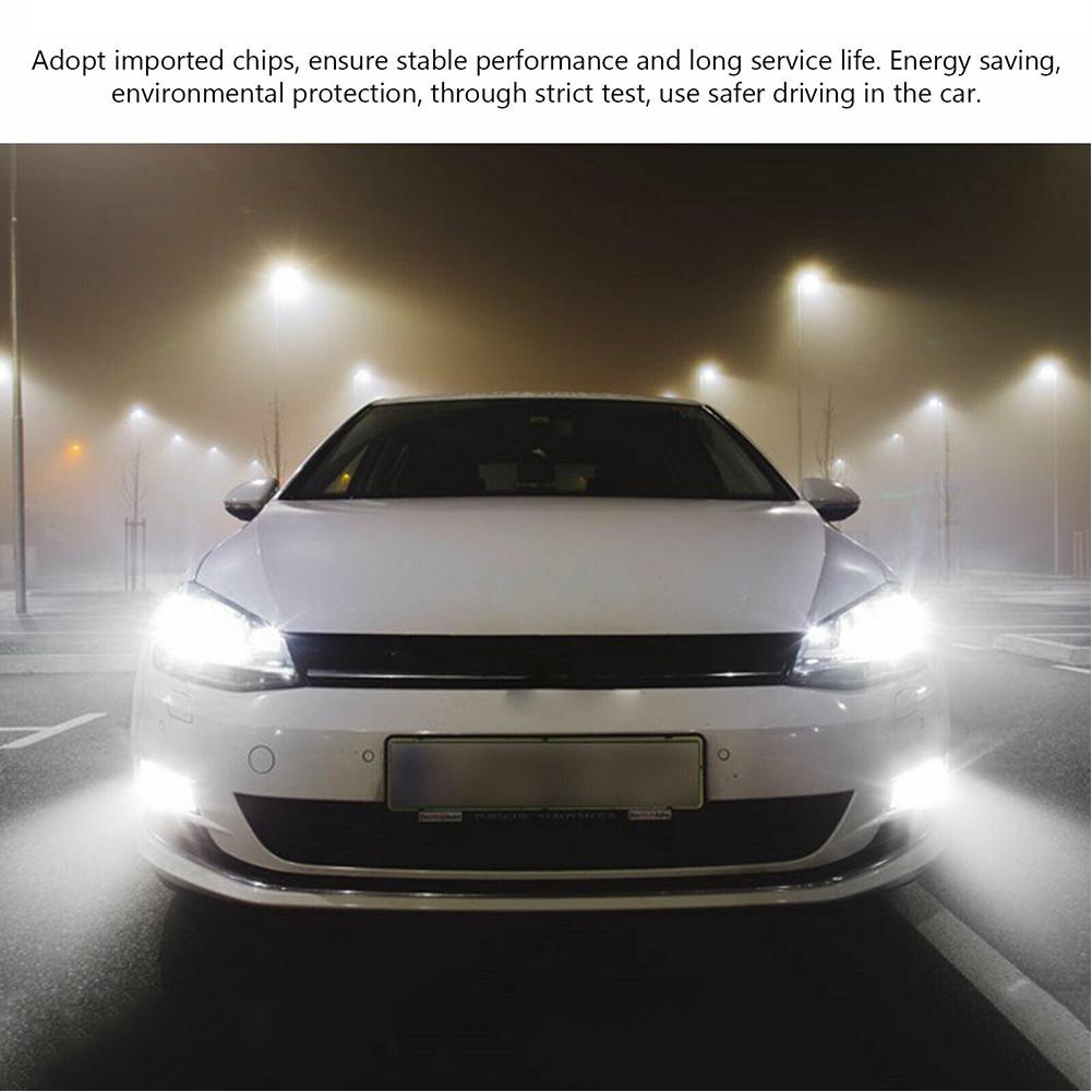 H1 Fog Lights H1 H1-12SMD-5050 Headlight Kit LED Super White 12V-24V
