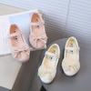 Baby Girls' Walking Shoes – New Autumn Leather Shoes, Soft-Sole Bow & Pearl Princess Shoes for Toddlers