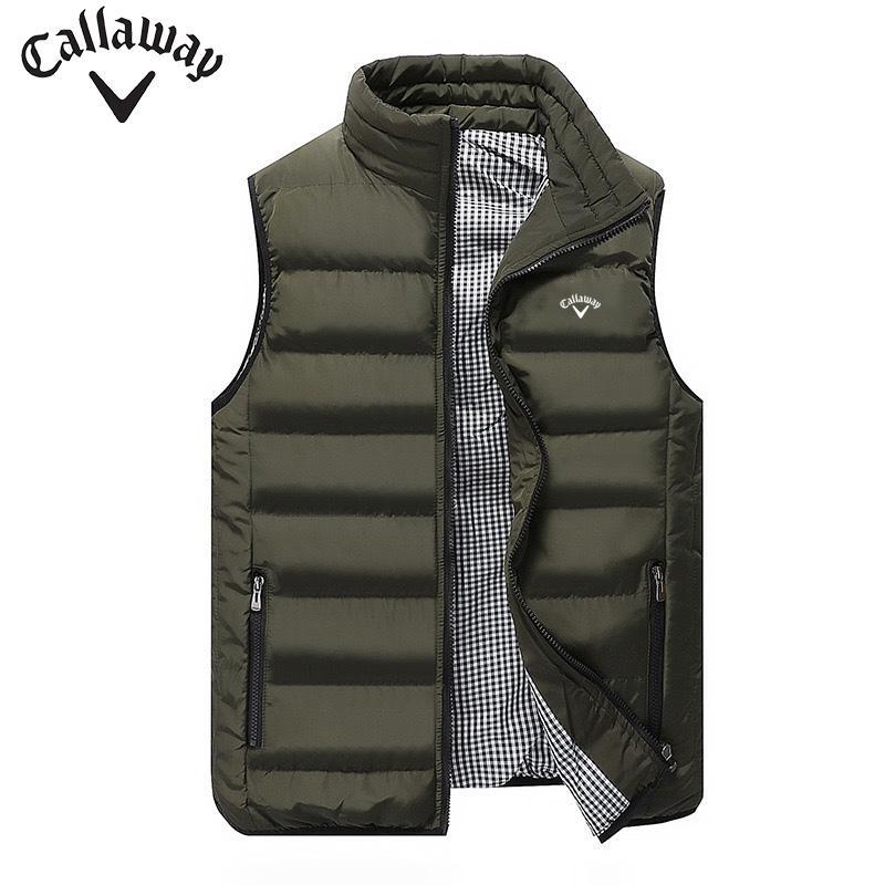 

Вышитая куртка-жилет Callaway из высококачественного хлопка, мужская осенне-зимняя модная повседневная удобная куртка без рукавов L