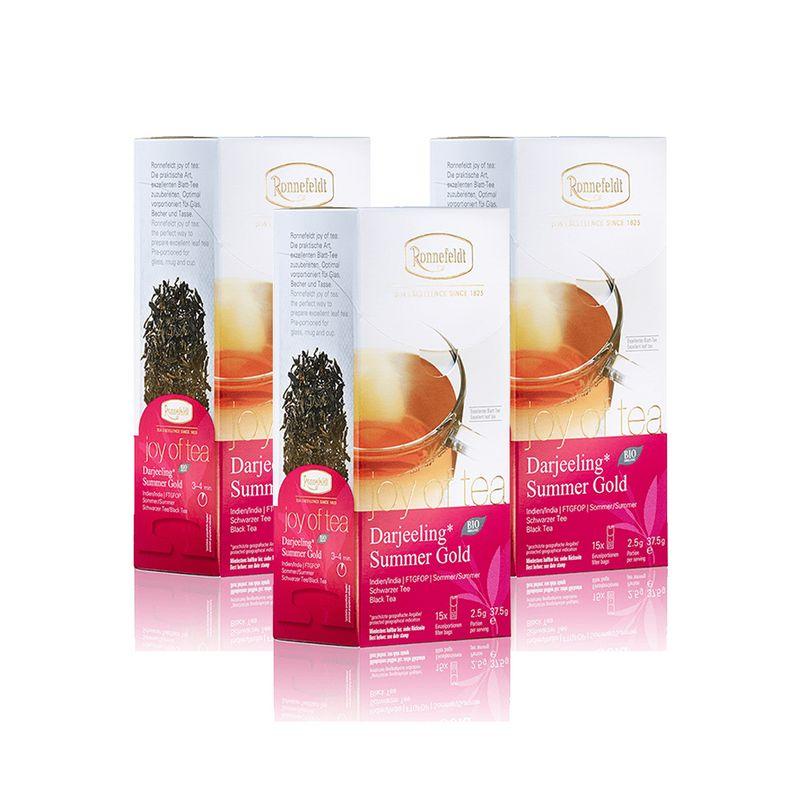Ronnefeldt Joy of Tea Dazzling Summer Gold 15 Tea Bags x 3 Pack