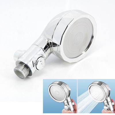 Mini Küçük Duş Başlığı Gümüş Su Tasarruflu Şampuan Saç Salonu Duş Başlığı Aksesuarı Yan Düğmeli Tip tuvalet Banyo Aksesuarları İçin