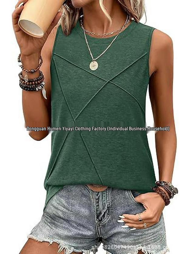 Women's Loose Solid Color Sleeveless Summer Tank Top, 2025 Edition