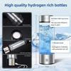 Hydrogen Water Bottle Portable Rechargeable Hydrogen Water Rapid Electrolysis with SPE/PEM Technology for Home Office Travel