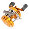 Metal Fishing Reel Soft Grip Powerful All Metal Fishing Lure Reel for Inshore Boat Freshwater Saltwater Fishing Left Hand
