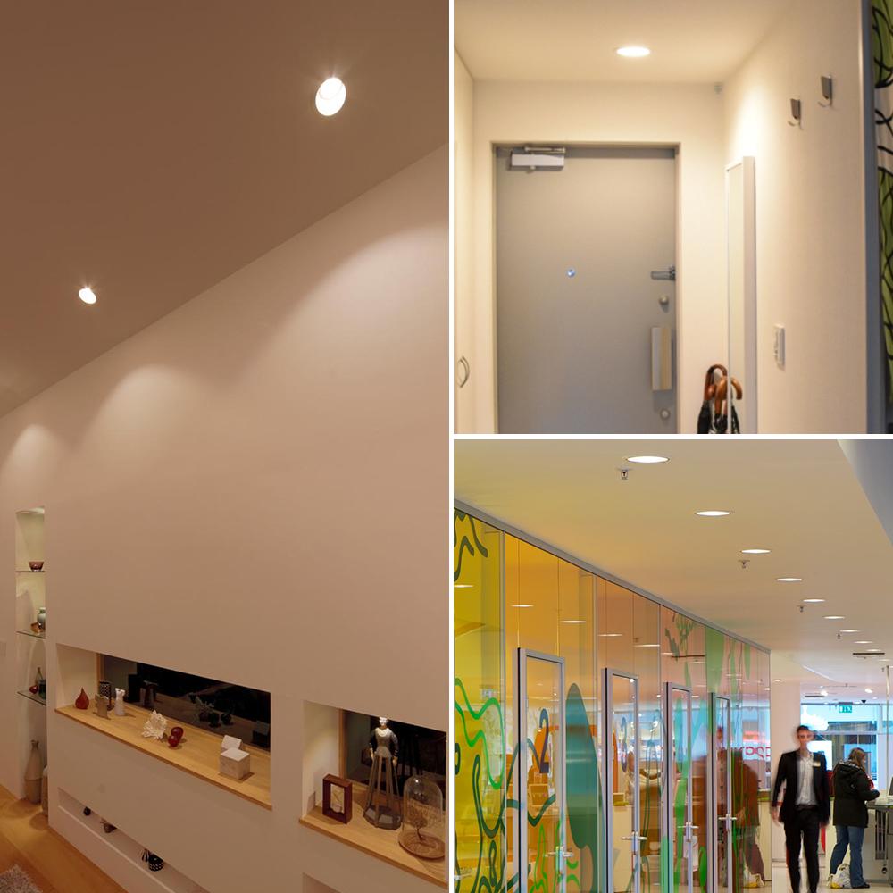 Ceiling LED Spotlights Dowmlight AC 220V Round Recessed LED Dowm Light Spot Ceiling Lamp 9W 13W 19W 22W Indoor Lighting