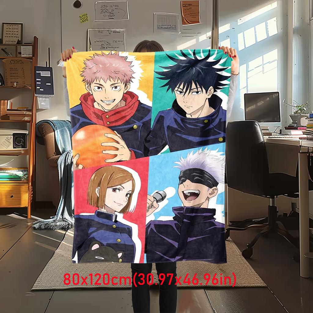 Jujutsu Kaisen Characters Soft Comfortable All Seasons Sofa Office Naps Outdoor Travel Perfect Great Gift