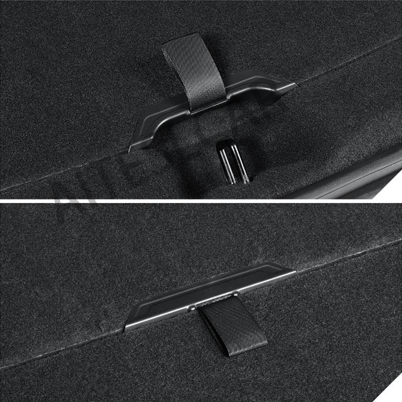 For Tesla Model Y Juniper 2026 Rear Trunk Rope DrawString Open Tail Box Cover Handle Pull Strap Car Organizer Accessories