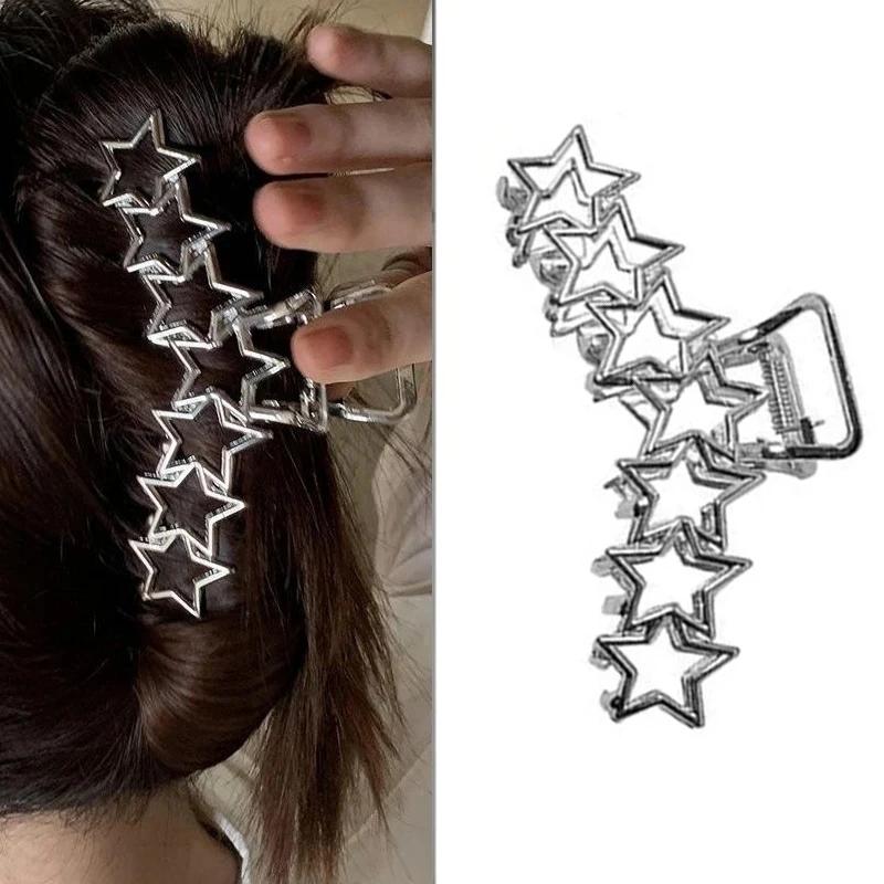 Punk-Spinnennetz-Haarklammer aus Metall, Legierung, Halloween-Haarklammern, schwarze silberne Haarnadel für dünnes Haar, Zubehör, Haarkrabben, Party-Schmuck