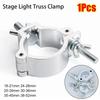 1Pcs Aluminum Alloy Stage Lights Truss Clamp Quick Release Clip Bracket DJ Light Clamps Silver 18-21mm 38-52mm Lamp Hanger Hooks