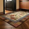 Ethnic Style Non-slip Belgian Velvet Doormat: Dust & Dirt-resistant, Cuttable Carpet for Entryway