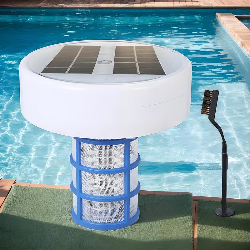 Pool Cleaning Equipment Solar Power Swimming Pool Purifier Pool-Ionizer Water Algae Inhibition Chlorine-Free Water Processor