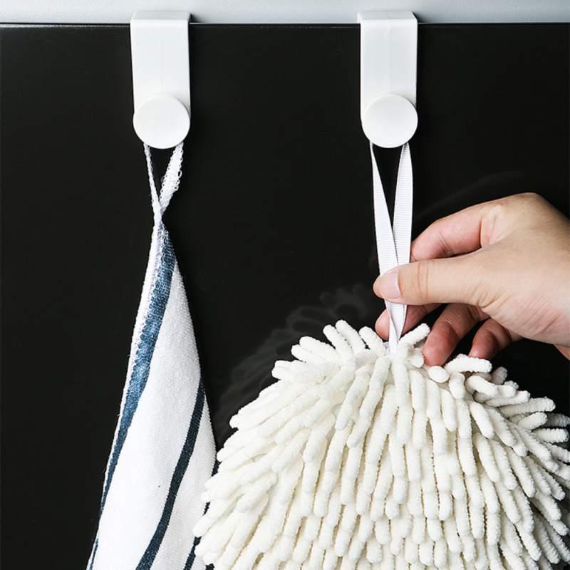 Space Saving Hooks Over The Cabinet Door Hooks Kitchen Towel Coat Organizer Hooks Rack