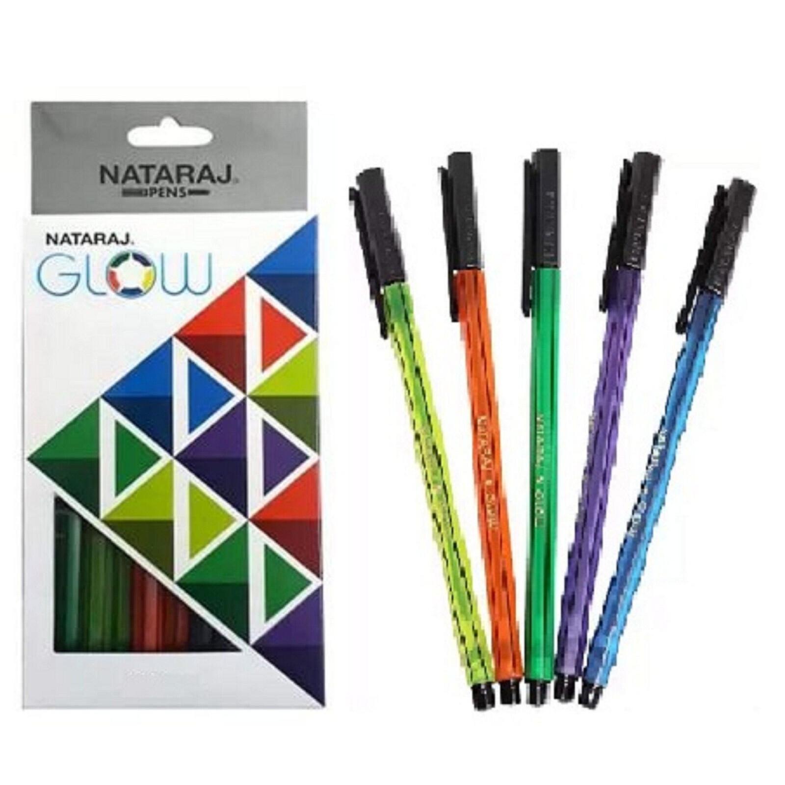 

@ Nataraj Glow Blue Ball Pen Box Pack Of 20 Pen For Student q611 SM237-60% OFF