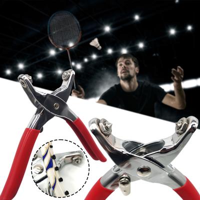 Professionella Badmintonracket Trumpet Tång Bärbar Badmintonracket Kallpress Tång för Underhåll Utomhus Öljettklämma