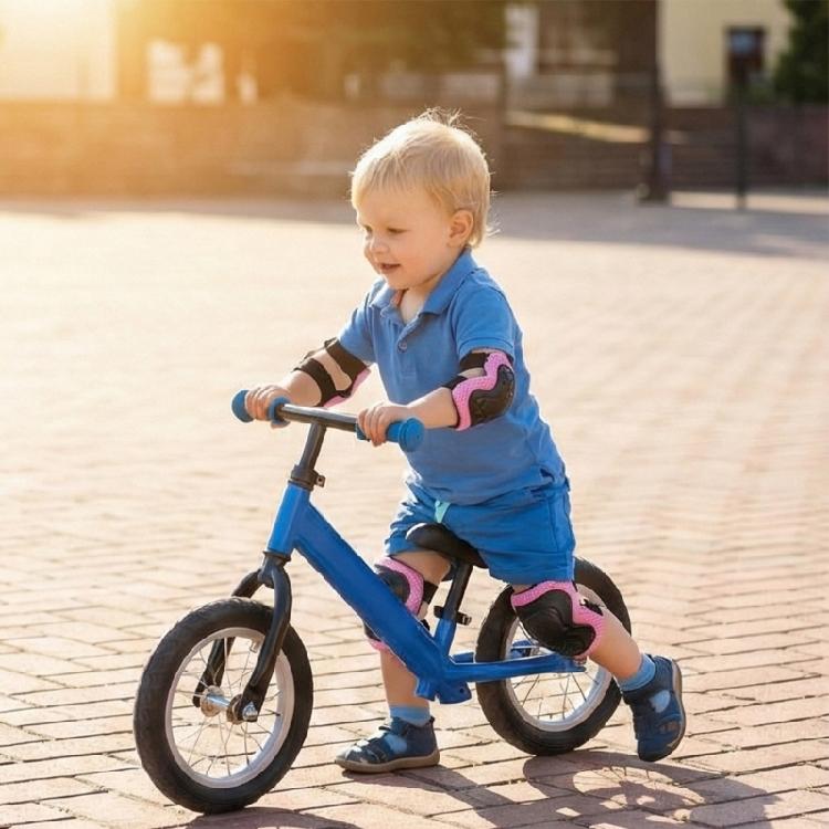 Child Roller Skating Protective Gear Set Adjustable Skating Knee Elbow Pad Hand Guard for 3-8 Boy Girl Skateboarding