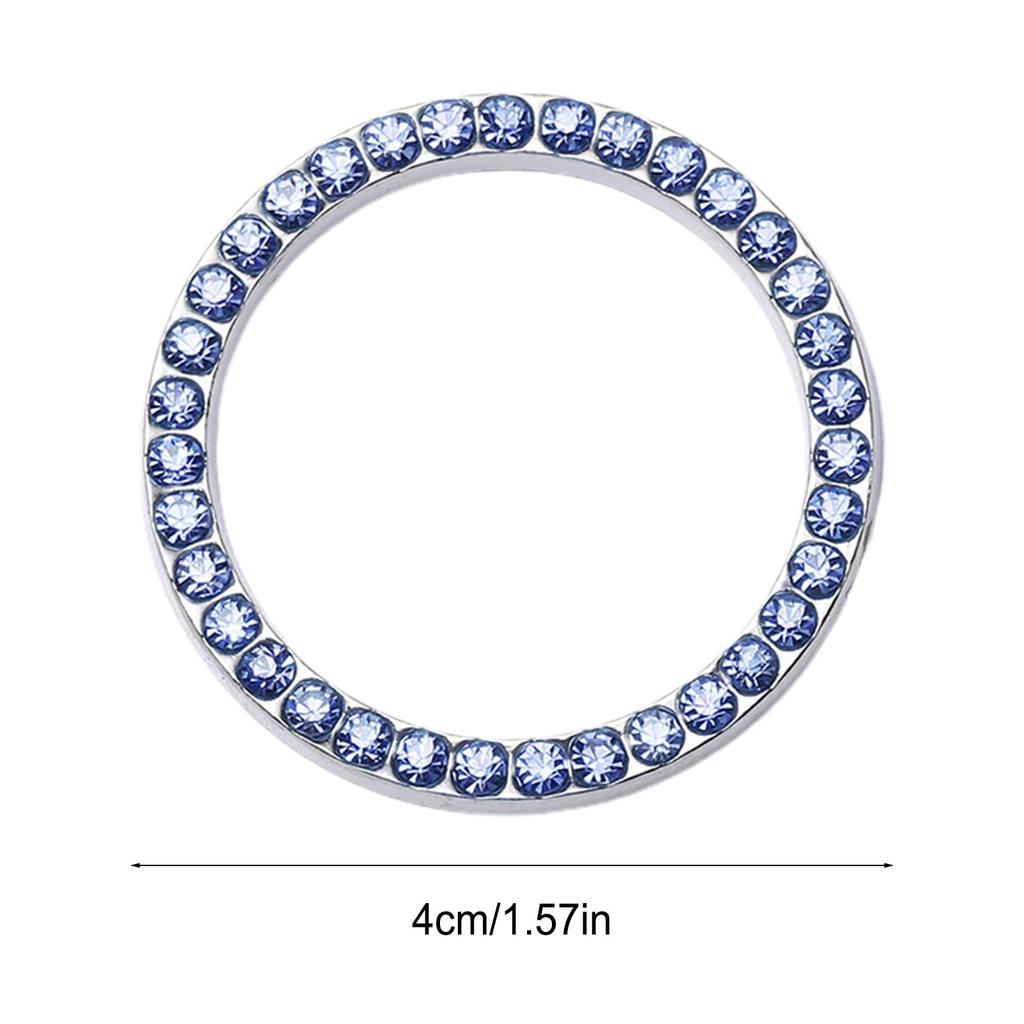 Ketunedi Car Push Start Button Ring, Push Start Button Bling Bling Ring, Rhinestone Car
