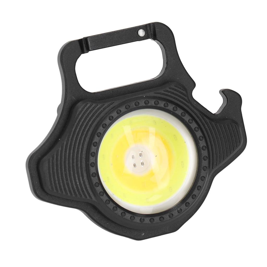 COB Small Flashlight 500LM Rechargeable Portable Mini Pocket Light with Folding Bracket for Fishing
