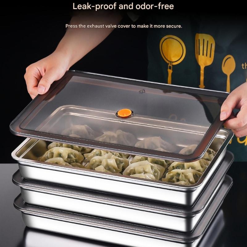 Ofenfeste Küchenaufbewahrungsschale Spülmaschinenfeste Stabile Metall-Servierschale