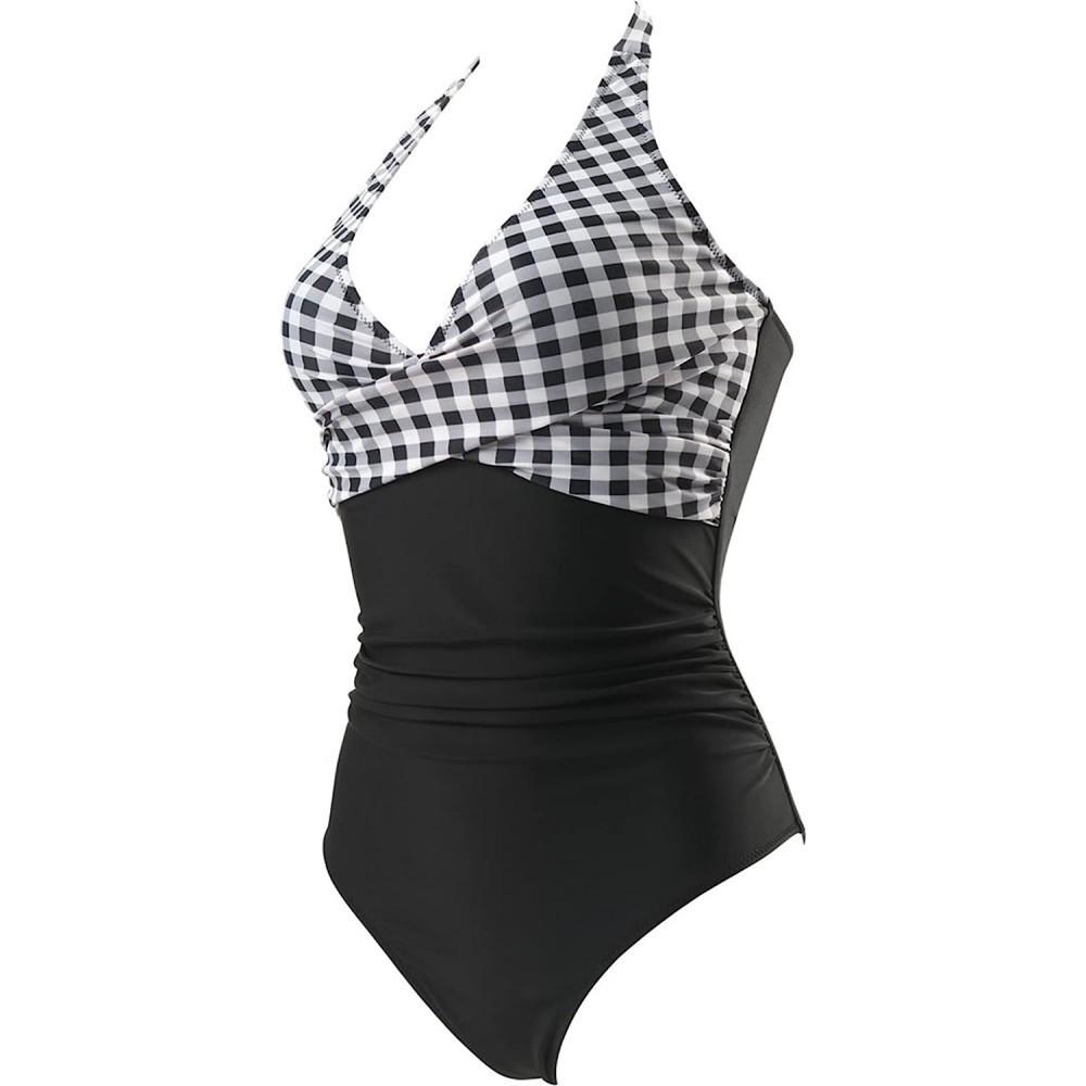 2024 European & American Chic Backless Slimming One-Piece Swimsuit for Women