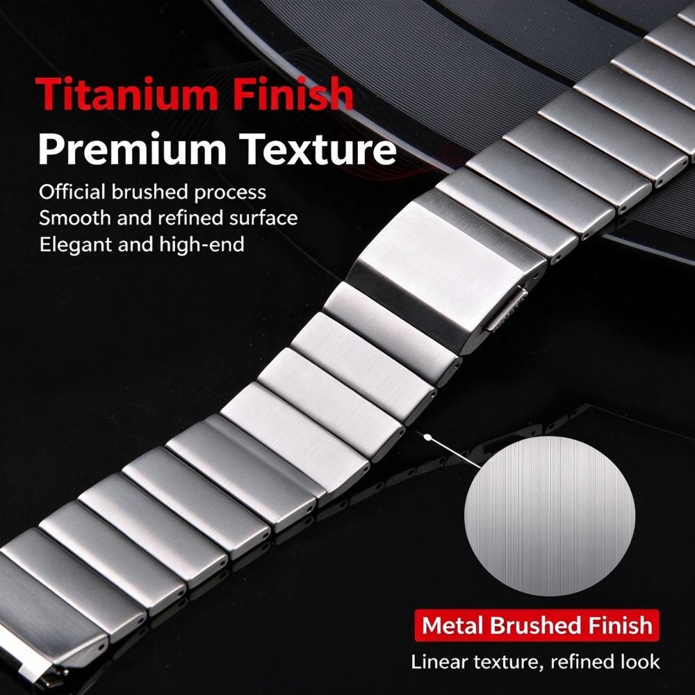 Cinturino di Lusso in Lega di Titanio Senza Spazi per Huawei Watch 4 Pro Braccialetto Metallico per Huawei Watch 4 Pro Cinturino Business Correa