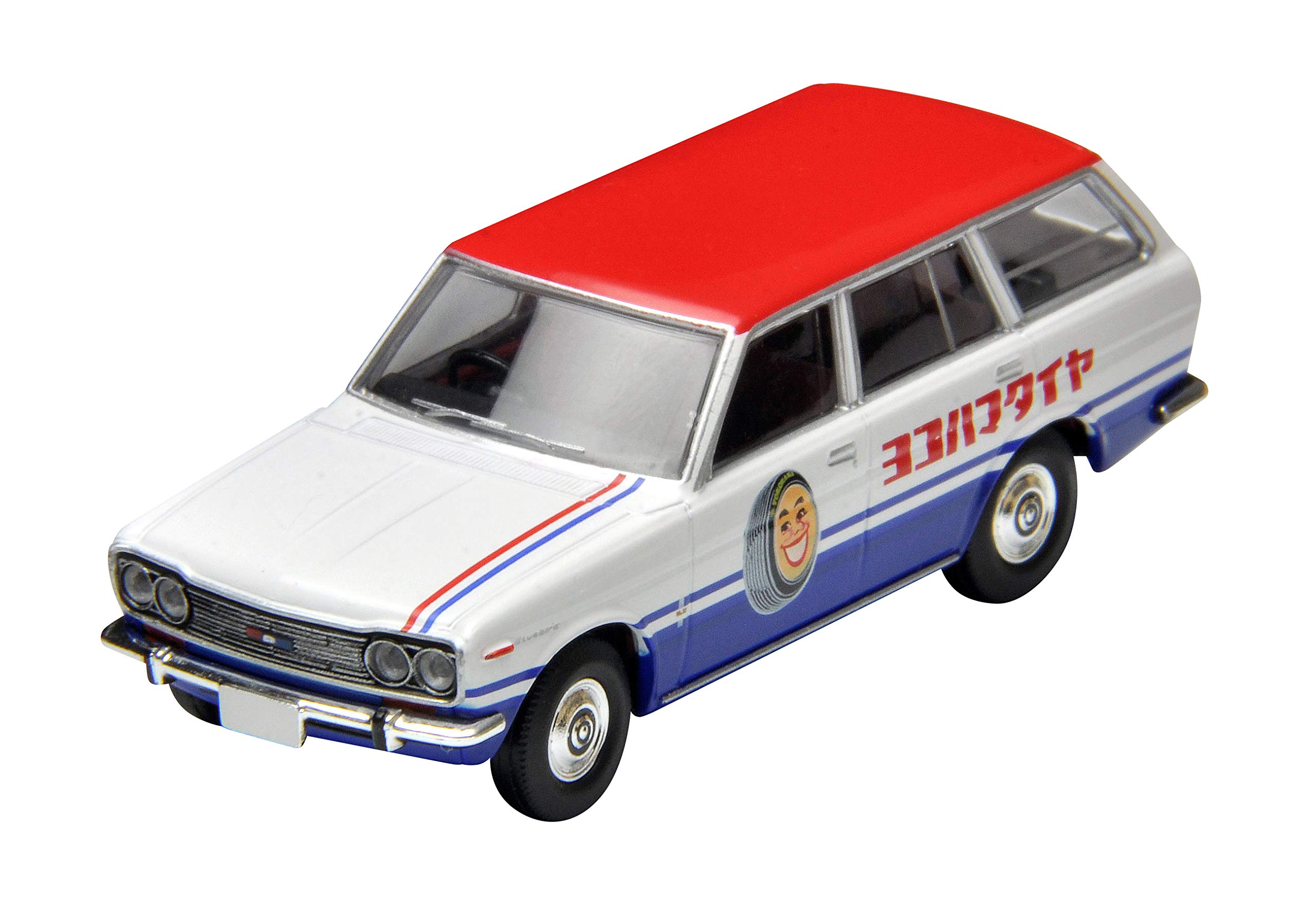 

Tomica Limited Vintage Datsun Bluebird Фургон Yokohama Tire Модель 1968 года 1/64 LV-81d (Законченный)