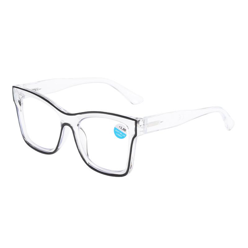 Young Reading Glasses Anti-Blue Reading Glasses Square Old Man Reading Glasses High Definition Magnifying Glass