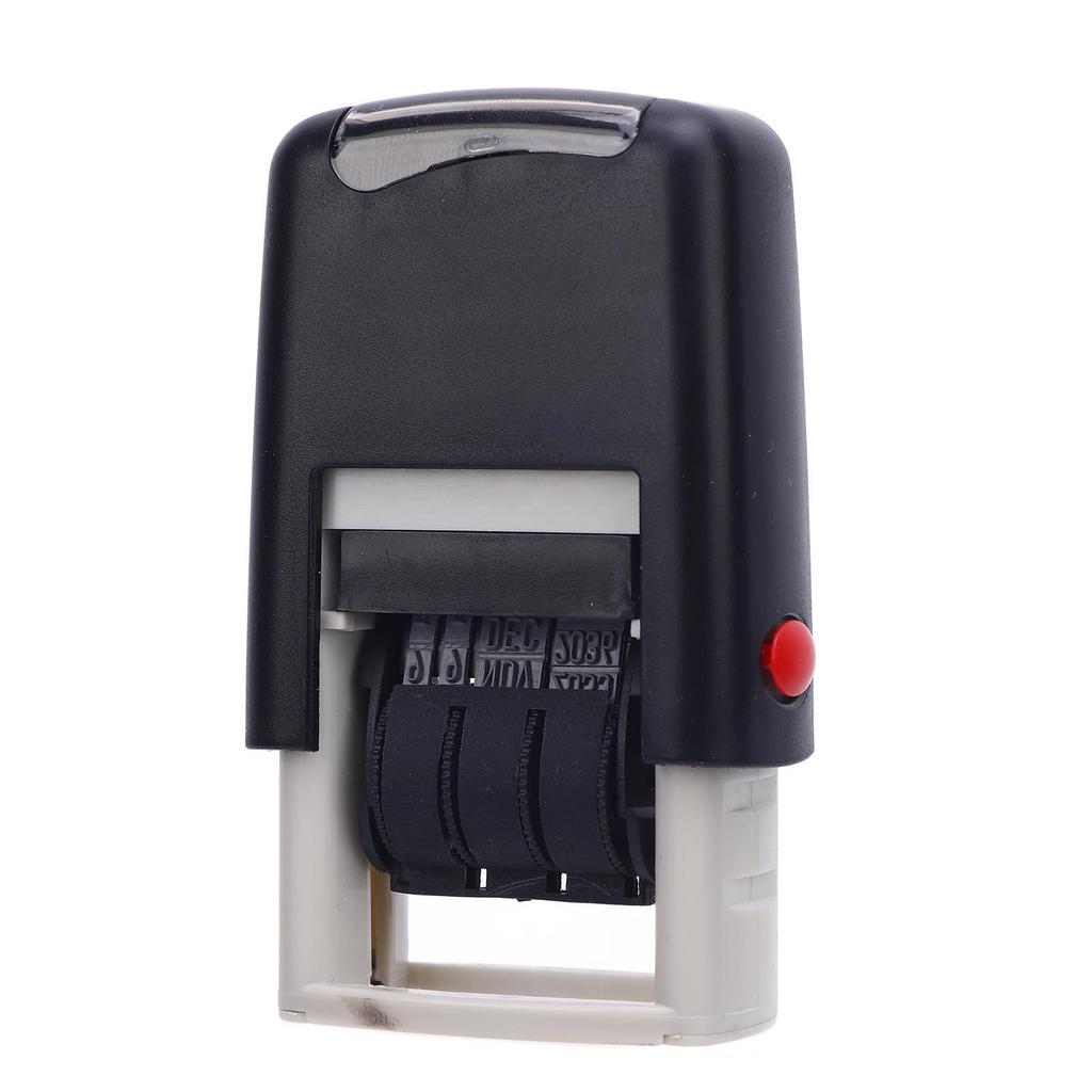 Date Stamp 25x2.8mm English Date Clear Imprint Quick Drying   Self Inking Stamp