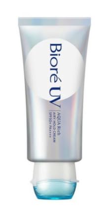 Biore UV Aquarich Airy Hold Cream Breathable Veil Sunscreen SPF50+ PA++++