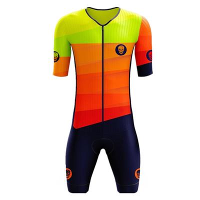 Cycling Suit Triathlon Onesie Tight Body Vertical Pattern Mountain Bike Road Bike Roller Skating Suit Breathable 2026  One-piece Cycling Suit Set