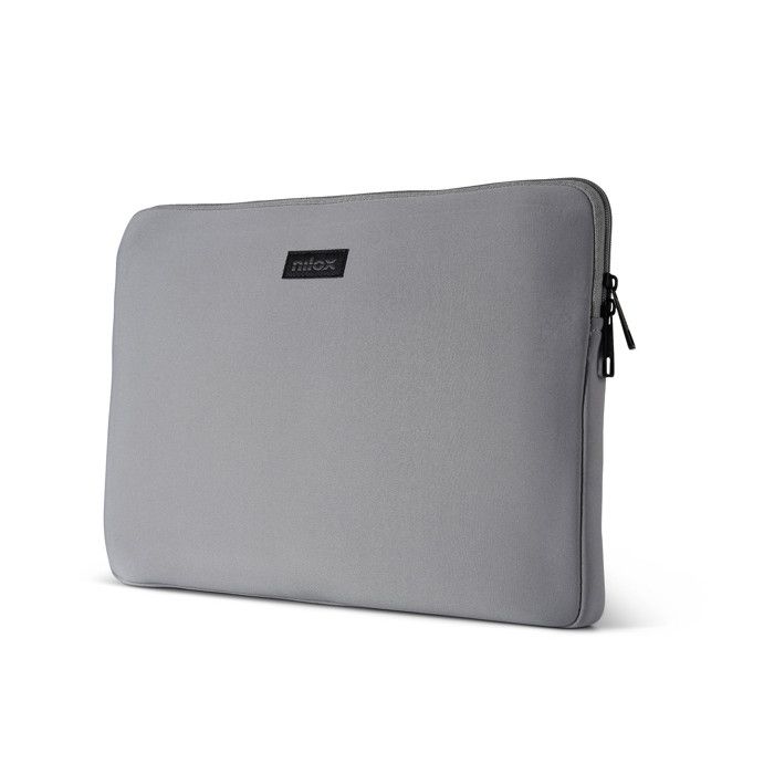 Nilox Sleeve Grigia 15.6" Custodia per Notebook Neoprene e Poliestere