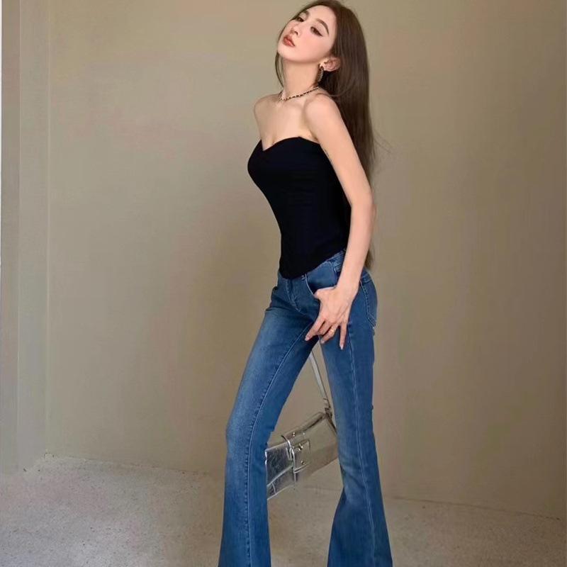 Sexy Schlankmachendes Fischgräten-Bralette: Weste im europäischen und amerikanischen Stil mit hoher Taille, Brustpolstern und rutschfestem Streifenkorsett