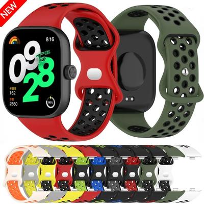 Oddychający silikonowy pasek do Xiaomi Redmi Watch 4 5 Sport Wymienny bransoletka Opaska na nadgarstek Correa do Mi Band 9 Pro/mi band 8 pro