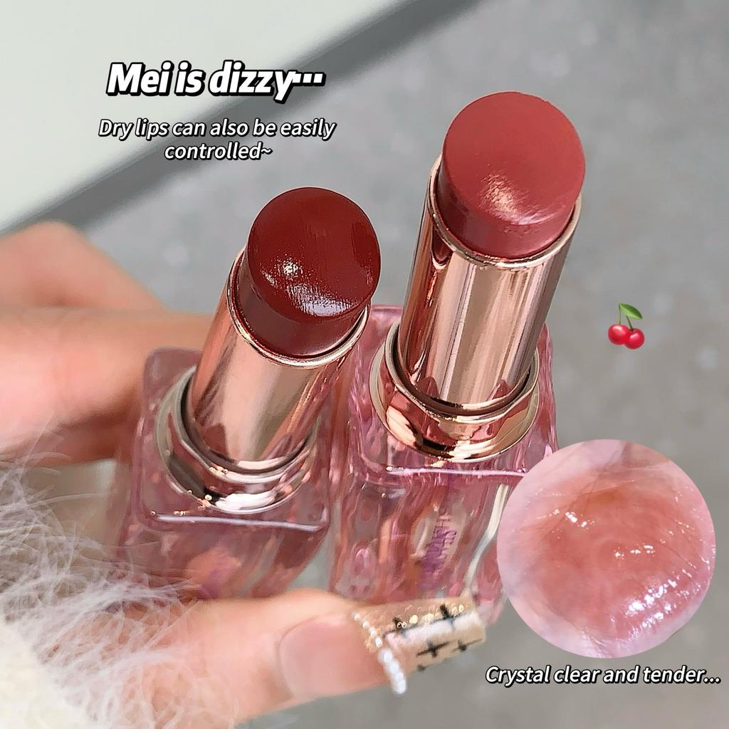 SHAQINUO Rossetto Lucido Trasparente Cristallo