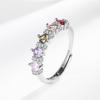 2026 Fashion Trend Zircon Inlaid Light Luxury Small Fresh Ring Women's Jewelry Accessories