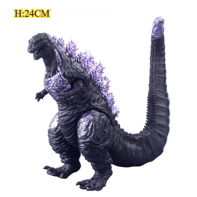 Anime Movie Godzilla Series Action Figure burning godzilla VS King of Monsters PVC soft rubber model Joint mobility Kid Toy Gift