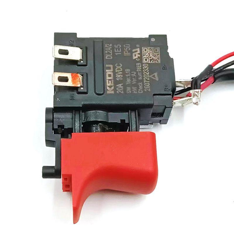 AEE4-For GSB180-LI GSR180-LI 2607202630 Trigger Switch Cordless Drill Easy Electric 18V 20A