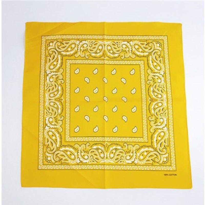 55 Bavlna a len Malý čtvercový šátek Malý Hedvábný šátek Dámská Jarní a Podzimní Móda Šátek na hlavu Pracovní Hip Hop Šátek