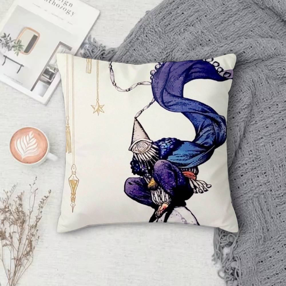 

WWitch hat atelierr Doublesided Printed Square Pillow Cover Decorative Cushion Cover for Sofa Bedroom Bedside 30X30cm