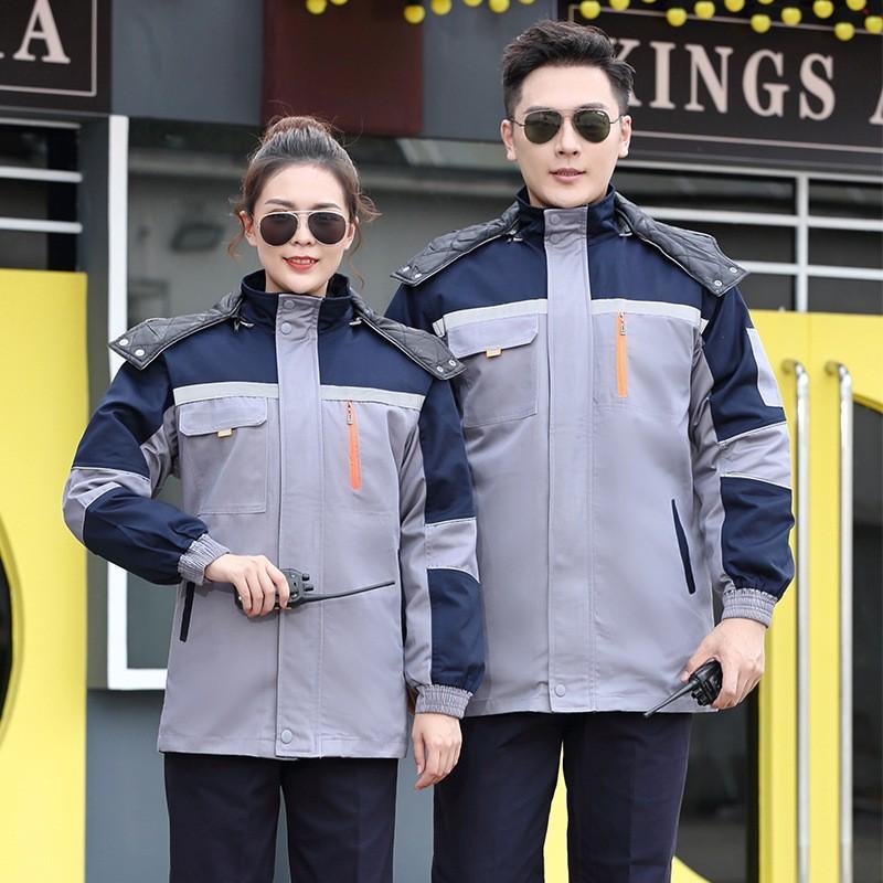 Winter work clothes liner removable reflective strip cotton clothes cold storage labor insurance clothes cold cotton clothes