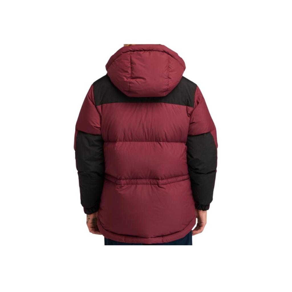 Timberland Logo Print Hooded Zip-Up Long Sleeve Jacket Men jackets Red TB0A2N68EIC1