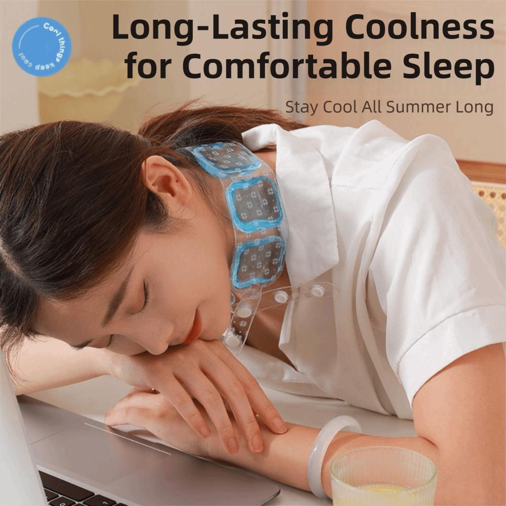 Summer Gadget Neck Cooler Collars 18/28 ℃ Neck Cooling Tube Ice Cushion Pillow Cooling Supplies