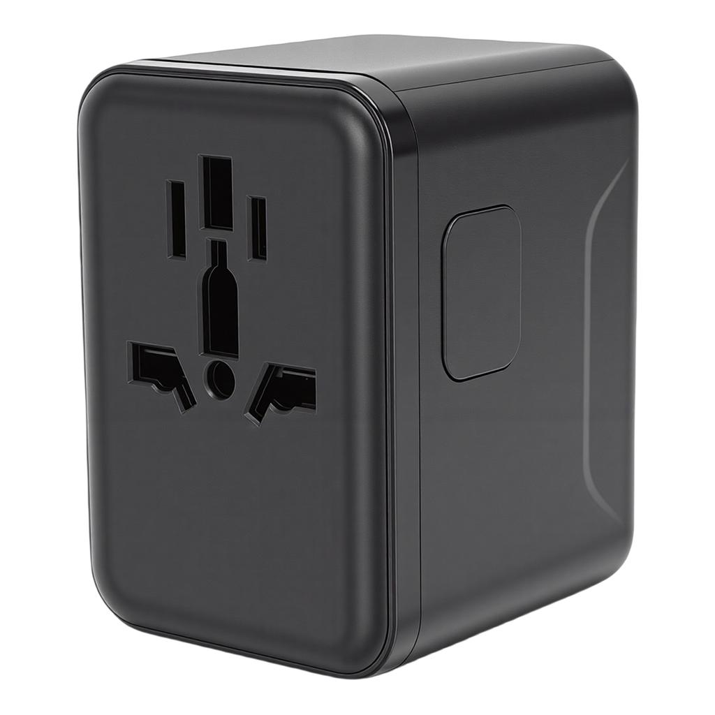 Universal Travel Adapter 2500W 10A 2 USB 2 Type C Port International Power Adapter Worldwide Charger for Business Trip
