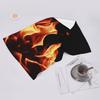 Burning Fire With Sparks Soft Face Towel Quick Dry Pool Bath Cotton Towels Breathable