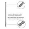 30Pcs Set 100/150mm S2 Steel Magnetic Screwdriver Bits 1/4 Inch Hex Shank Power Tools Slotted Cross Square Torx