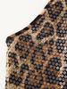 Spring 2025 Leopard Print Sequin Camisole - European & American Style Fashion for Women