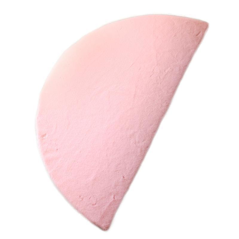 Luksusowy Gruby Okrągły Dywan ze Sztucznego Króliczego Futra do Salonu lub Sypialni